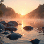 peaceful sunrise